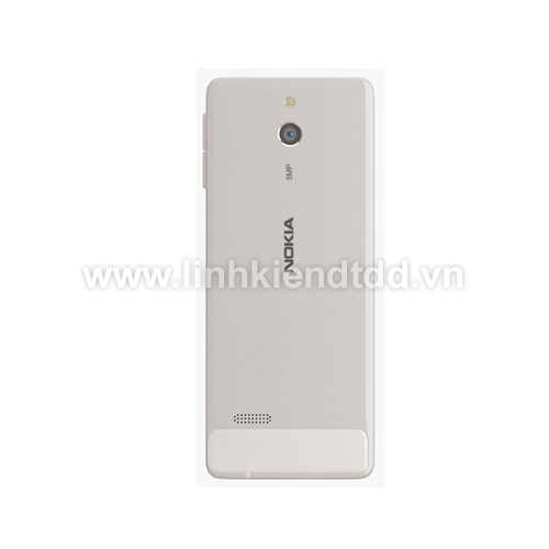 Lưng Nokia 515 màu bạc